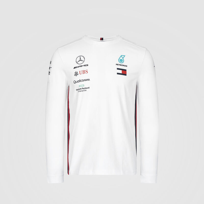 2019 Team Longsleeve T Shirt Mercedes Amg Petronas Motorsport Fuel For Fans