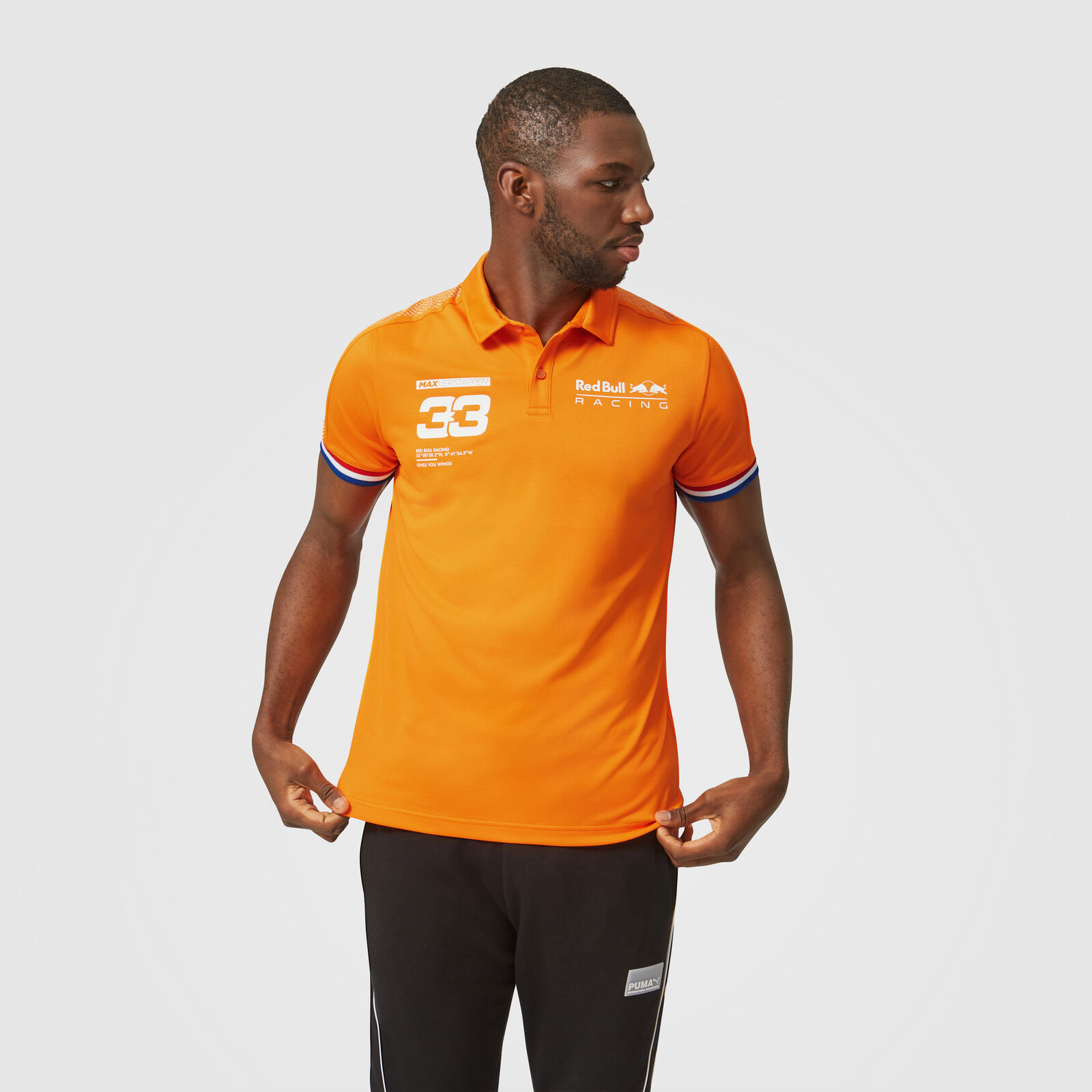 Postcode Wind medeleerling Max Verstappen Orange Polo - Red Bull Racing | Fuel For Fans