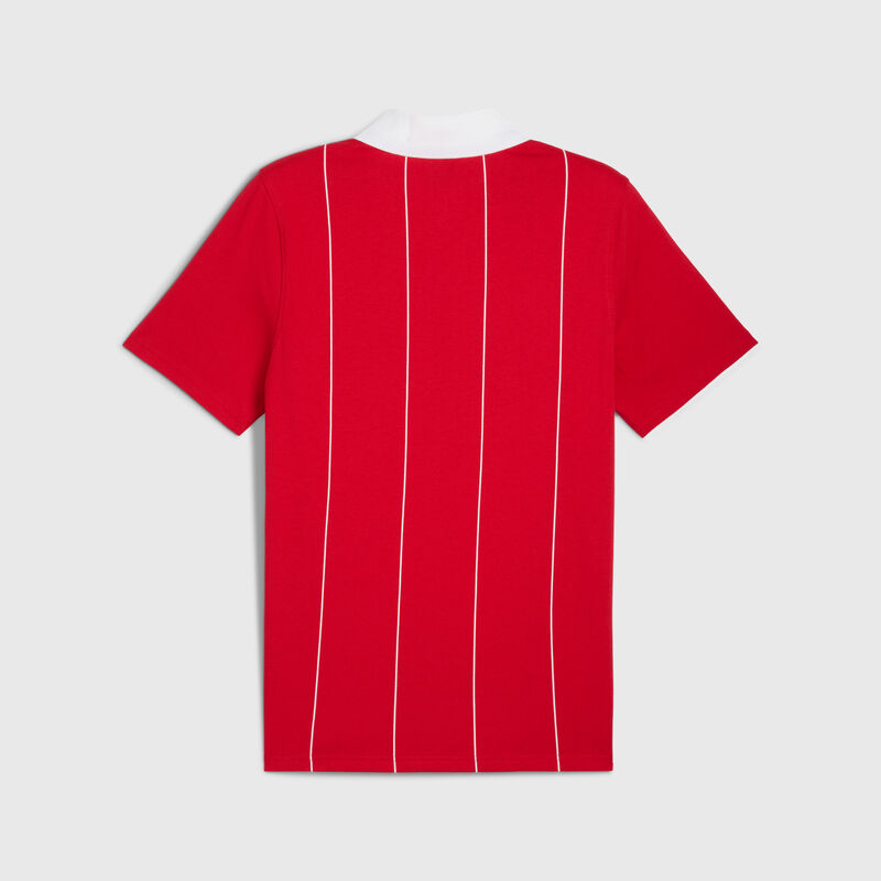 SF LS RACE PREMIUM JACQUARD POLO - red