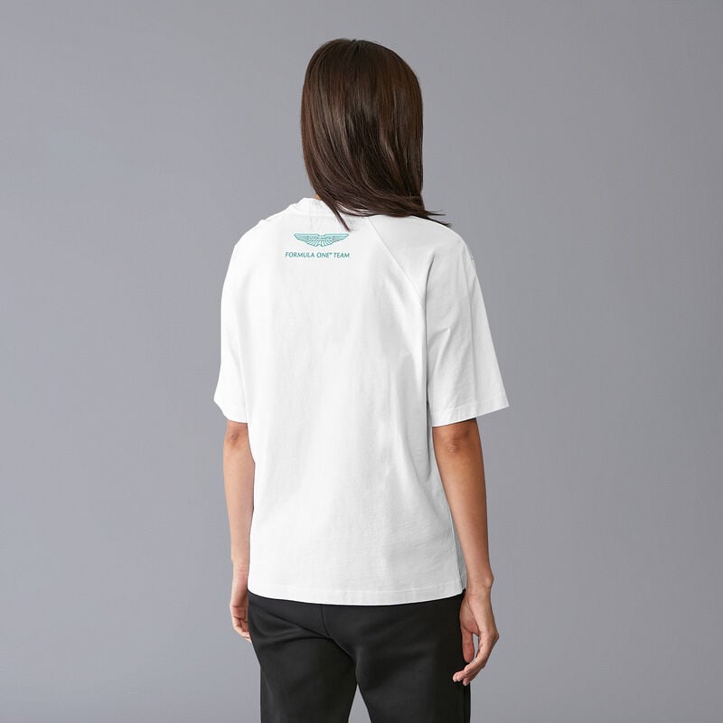 AMF1 FW LOGO TEE - white