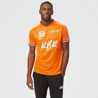 T-shirt orange Rbr Max Verstappen