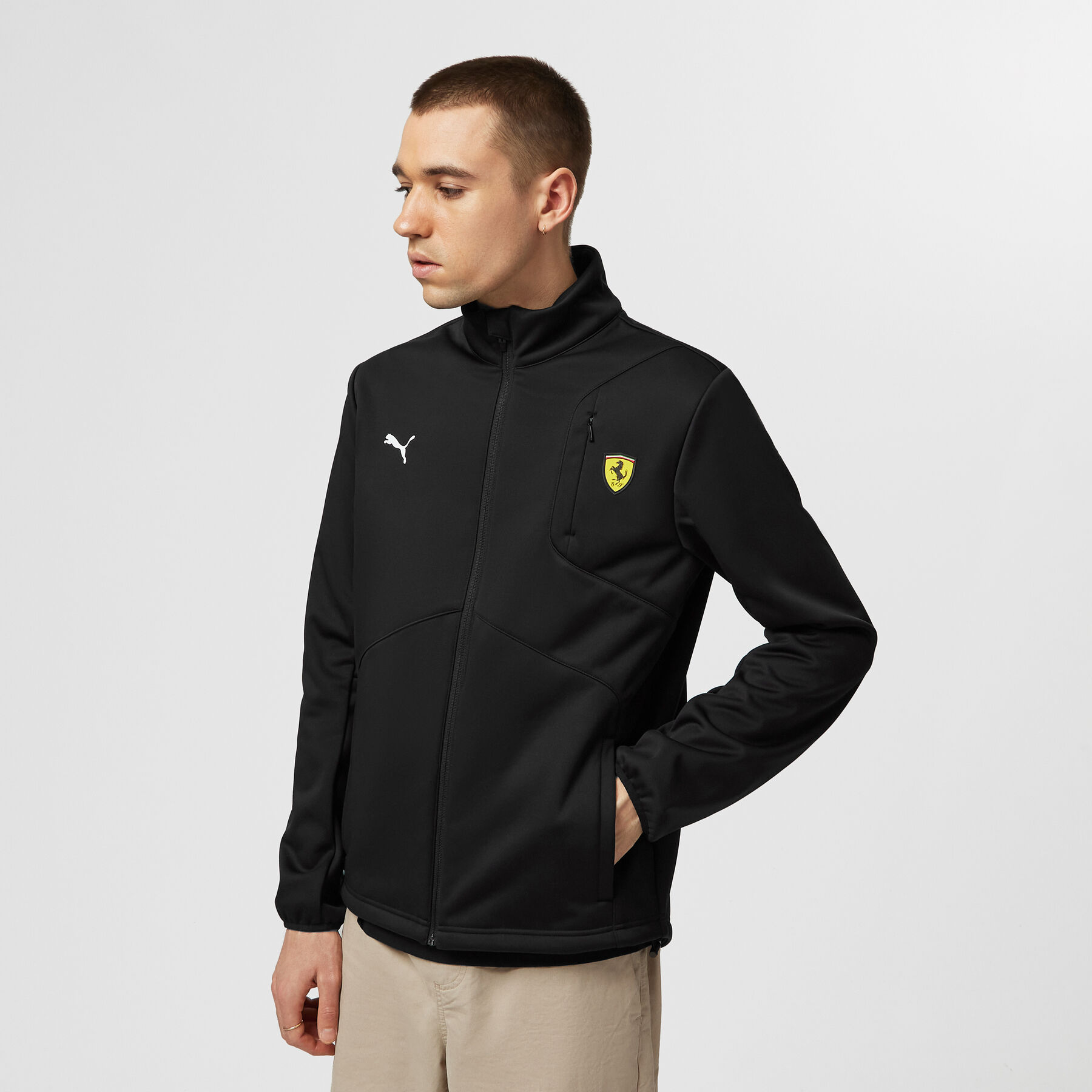Logo Softshell Jacket Scuderia Ferrari F1 Fuel For Fans