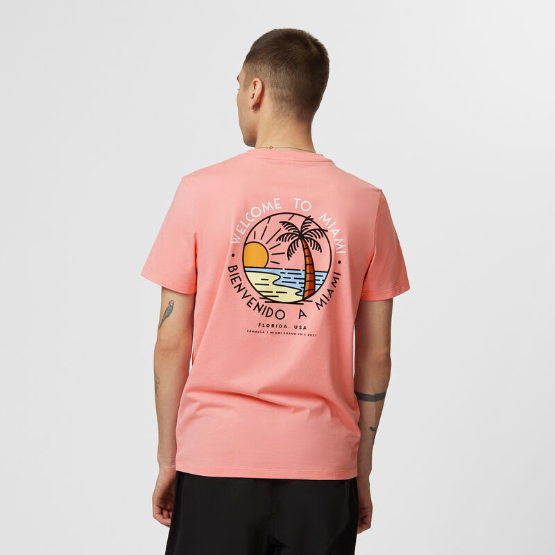 F1 FW RS MIAMI TEE - pink