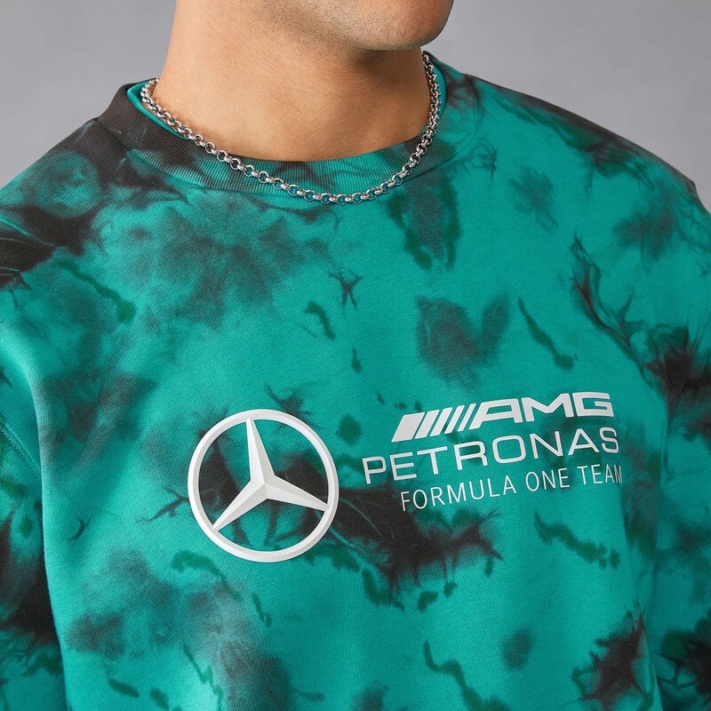 MAPF1 FW MENS TIE DYE CREW NECK SWEAT - multicolor