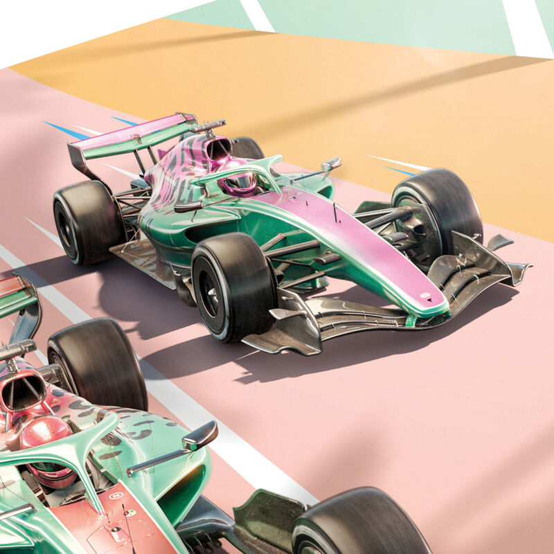 F1 SE MIAMI 2026 LARGE POSTER, ONE SIZE - Multi