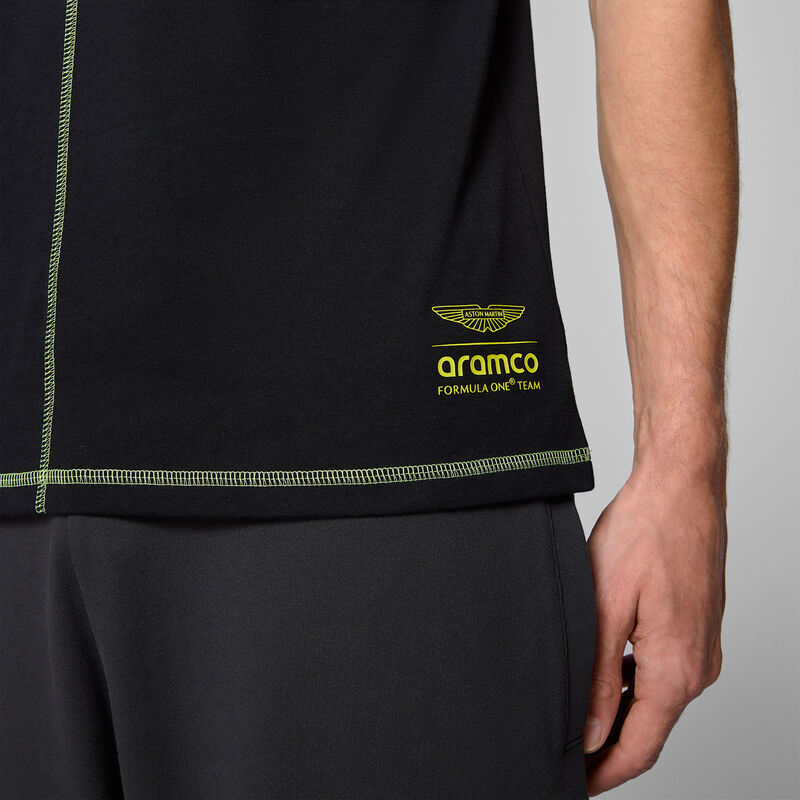 AMF1 FW MENS DATA GRAPHIC TEE - black