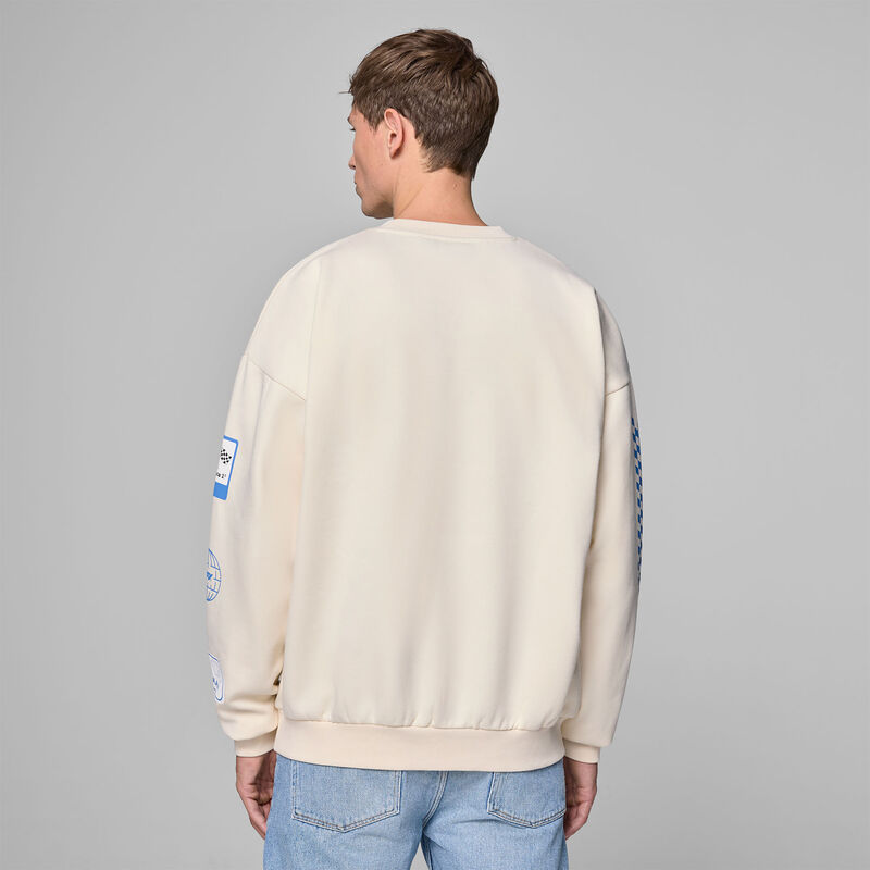 F1 FW HERITAGE GRAPHIC CREW SWEAT - beige