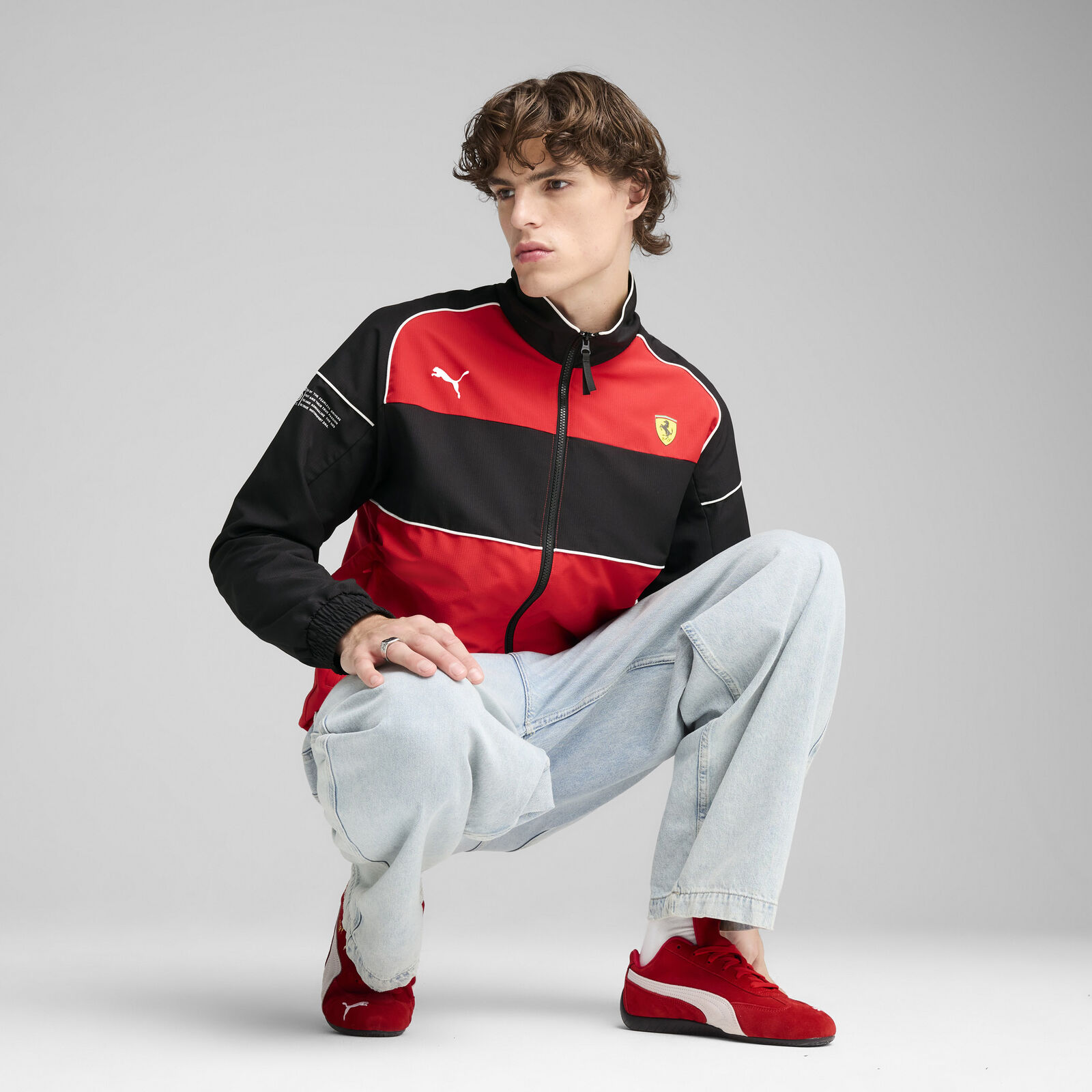 PUMA LS Race SDS Jacket - Scuderia Ferrari F1 | Fuel For Fans
