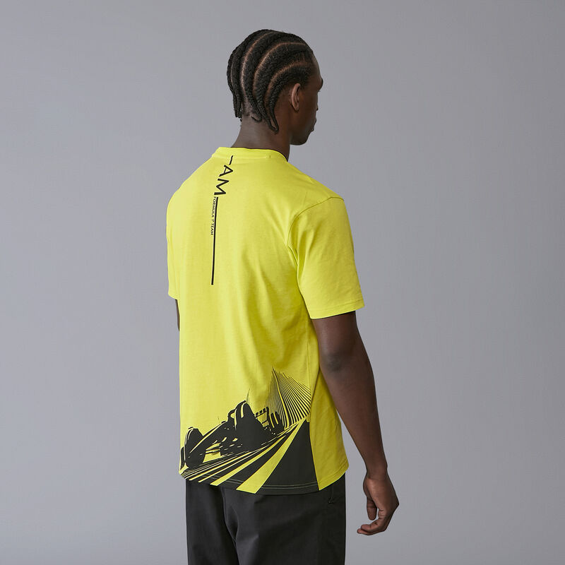 AMF1 FW LIFESTYLE CAR GRAPHIC TEE - lime