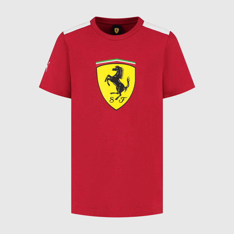 SF KIDS LARGE SHIELD TEE - red