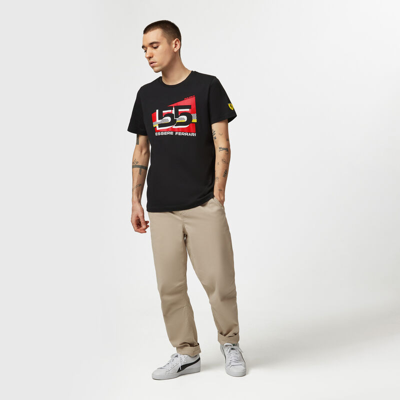 SF FW MENS DRIVER TEE - black-sainz