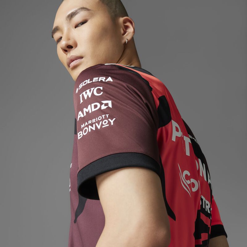 MAPF1 SE MENS SUMMER DRIVER TEE - burgundy