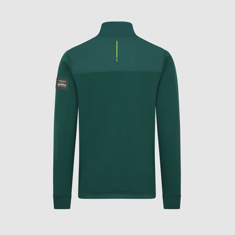 AMF1 FW LIFESTYLE 1/4 ZIP SWEAT - green