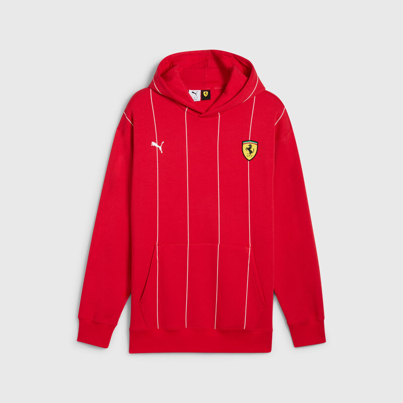 PUMA LS Race Hoodie 2025 - Scuderia Ferrari F1 - Red XS for males - 4067984322173 - Fuel For Fans F1 Merchandise store