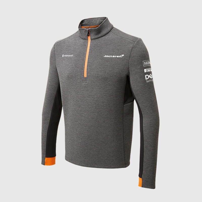 MCLAREN RP 1/4 ZIP SWEATSHIRT - grey