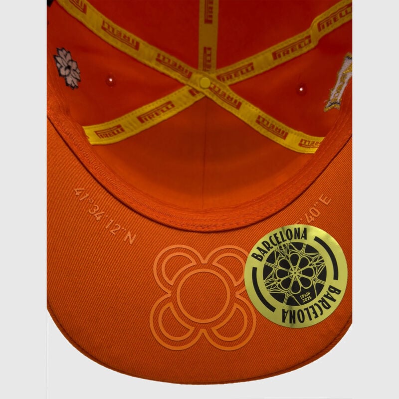 PIRELLI SE BARCELONA PODIUM CAP - orange