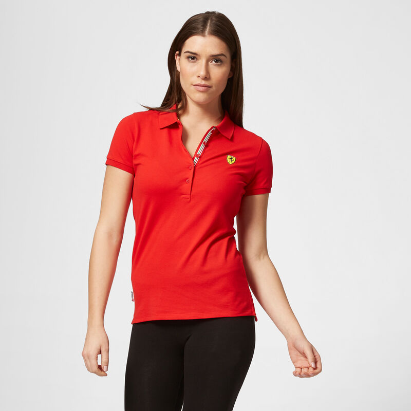 SF FW WOMENS CLASSIC POLO - red