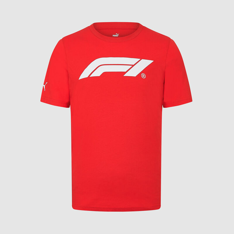 F1 FW KIDS LOGO TEE - red