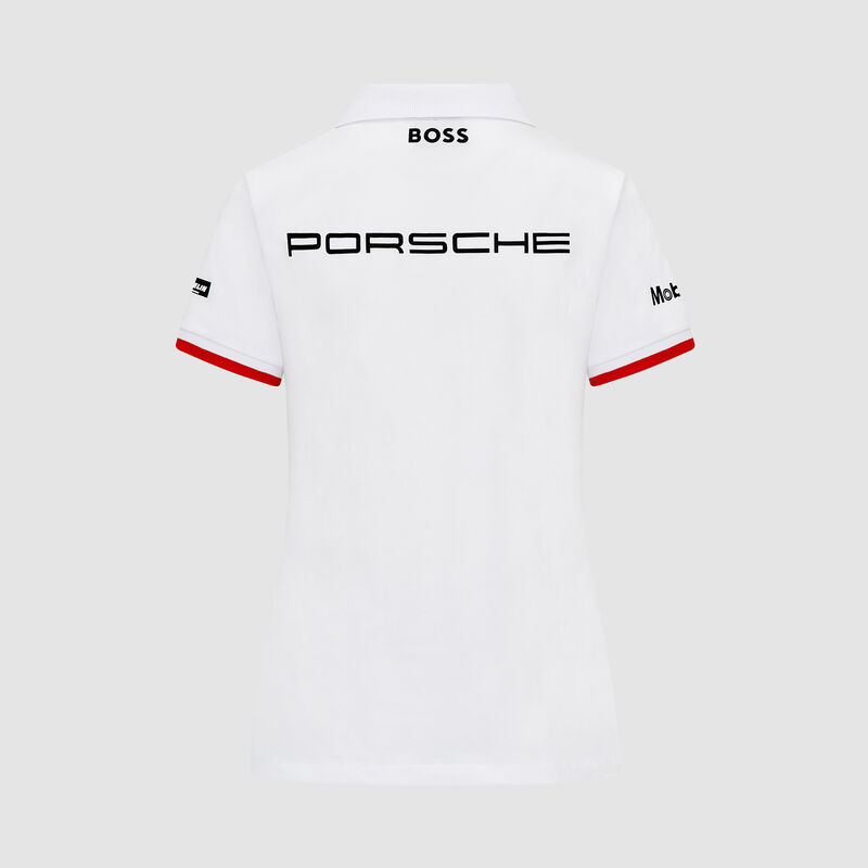 PORSCHE RP WOMENS TEAM POLO - white