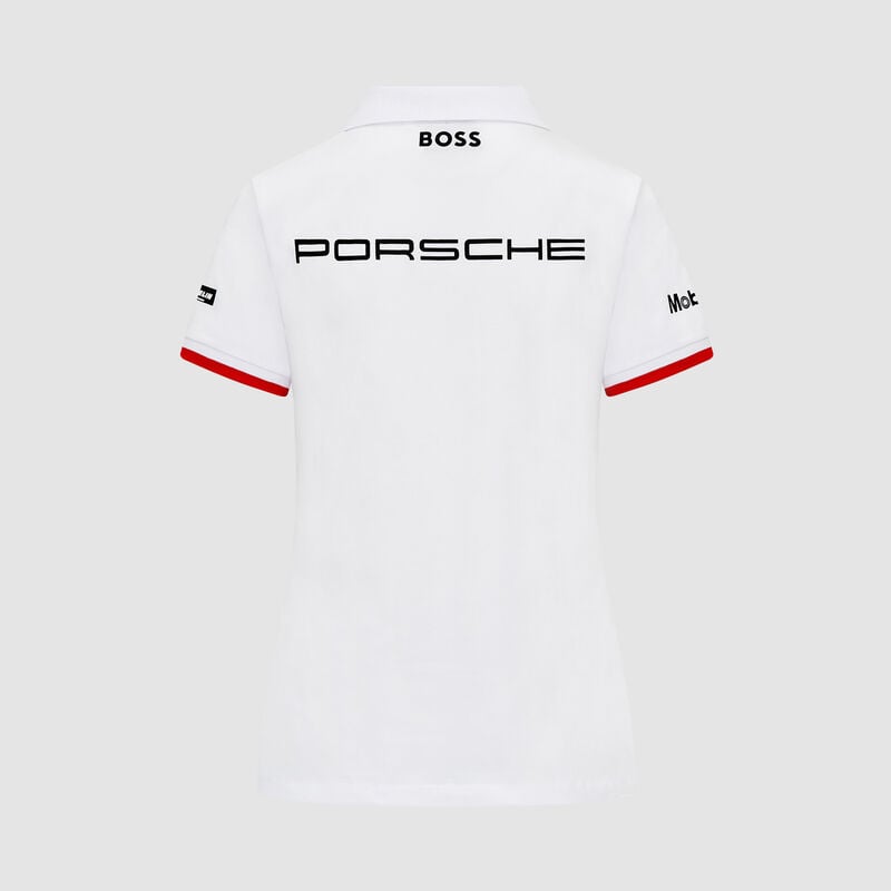 PORSCHE RP WOMENS TEAM POLO - white