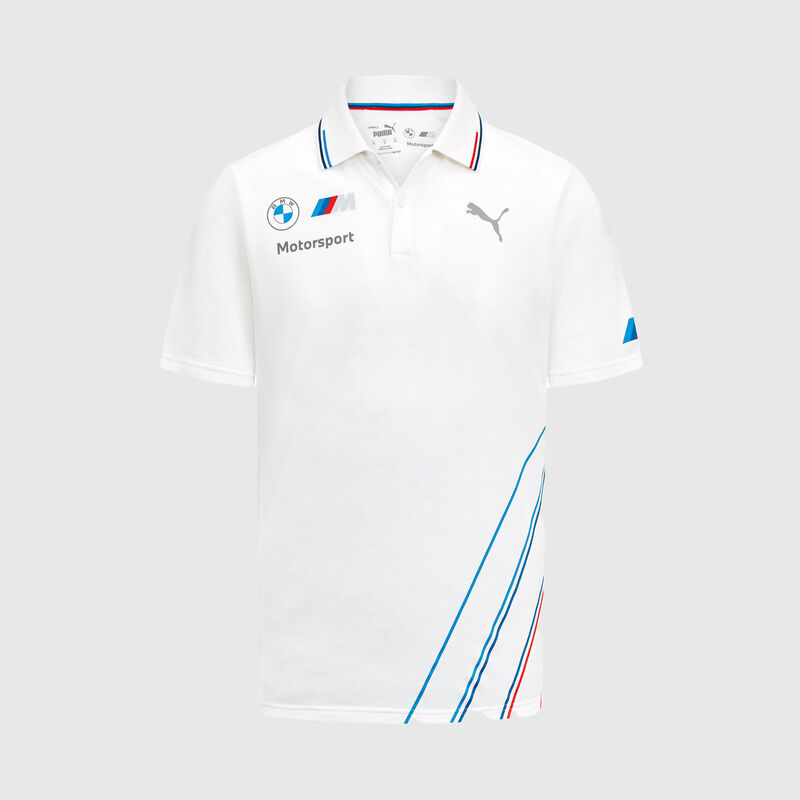 Team Polo 2025 - BMW Motorsport - White XS for males - 4065453773631 - Fuel For Fans F1 Merchandise store