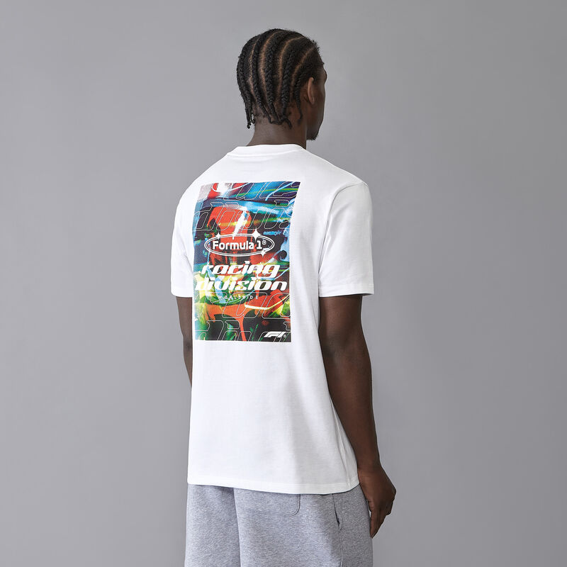 F1 FW ENERGY GRAPHIC TEE - white