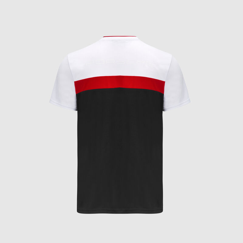 PORSCHE FW COLOUR BLOCK TEE - black