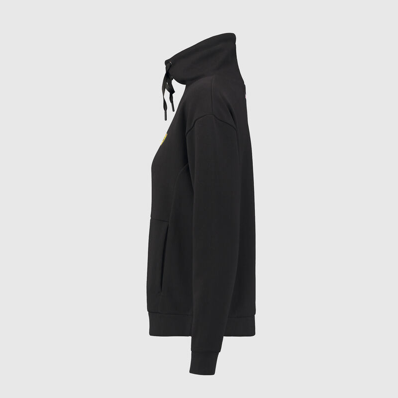 SF FW WOMENS FUNNEL NECK SWEAT SHIRT - black