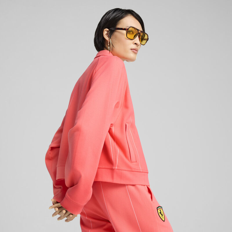 SF LS RACE JACKET WMN - pink