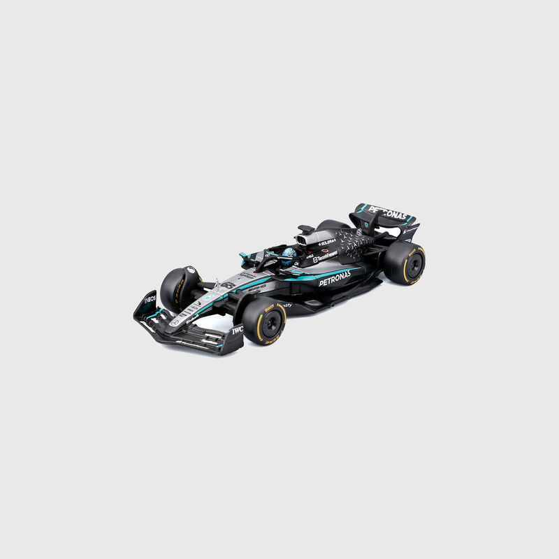 George Russell W16 1:43 Scale Model 2026 - Mercedes-AMG F1 - Silver ONE SIZE - 4893993382385 - Fuel For Fans F1 Merchandise store