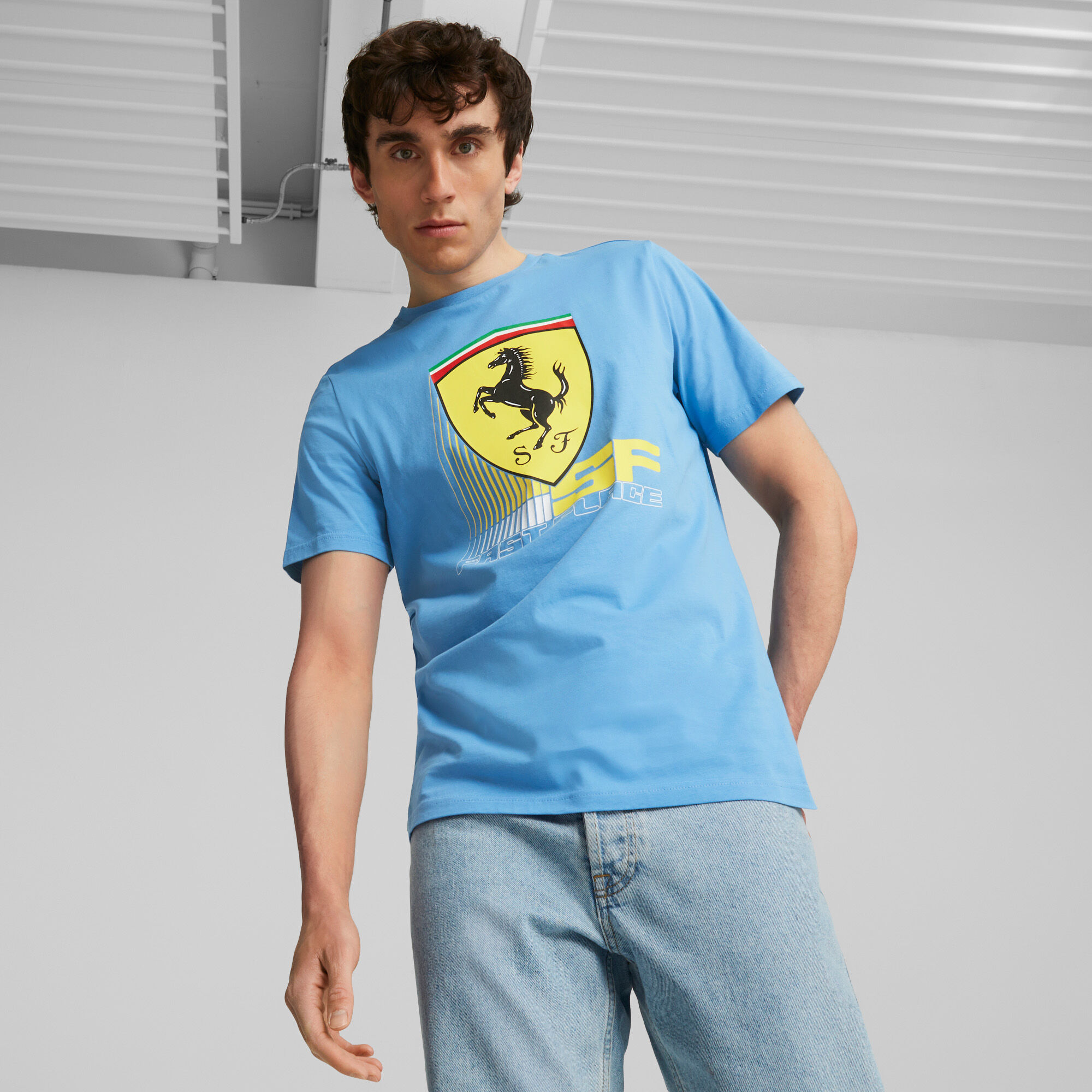 Teal puma shirt discount