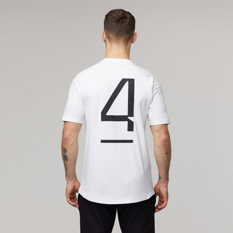 MCLAREN FW NORRIS TEE - white