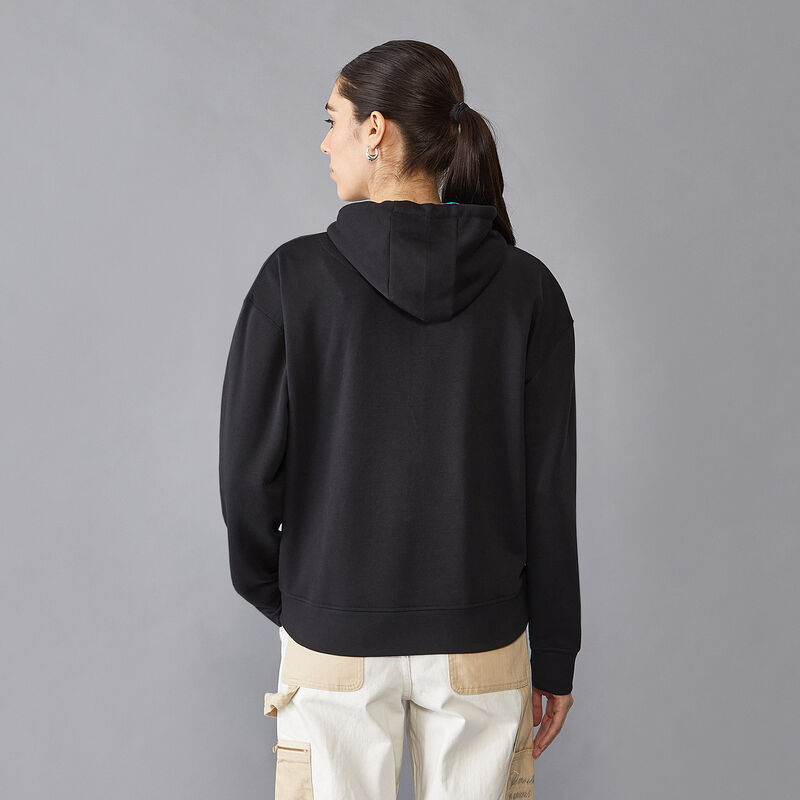 MAPF1 FW WOMENS OVERSIZED LOGO HOODY - black