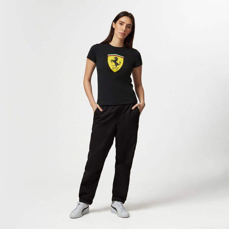 SF FW WOMENS LARGE SHIELD TEE - black