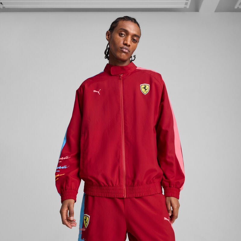 SF LS MIAMI T7 JACKET - tibetan red