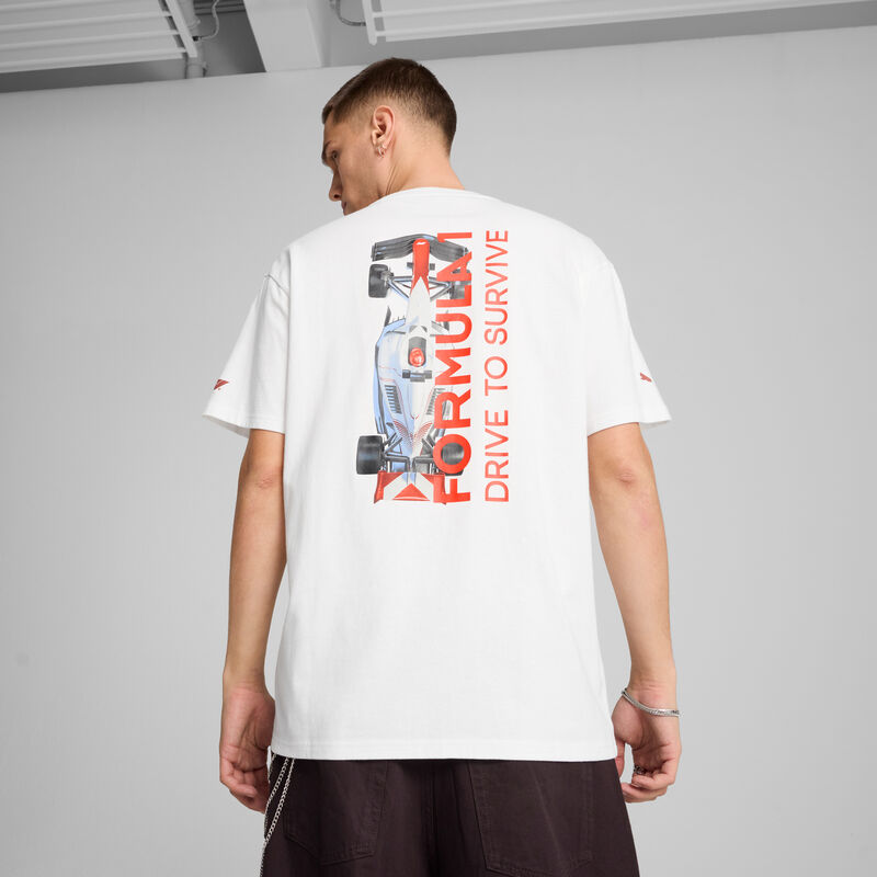 F1 FW DTS Graphic Tee Relaxed - white