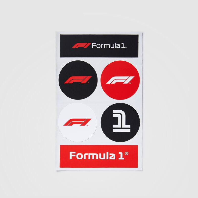 F1 FW 6 PACK STICKERS - Multicolor
