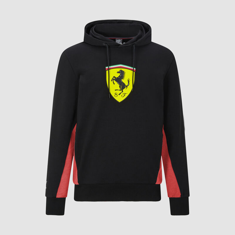 SF PU FW MENS HOODED SWEAT - black
