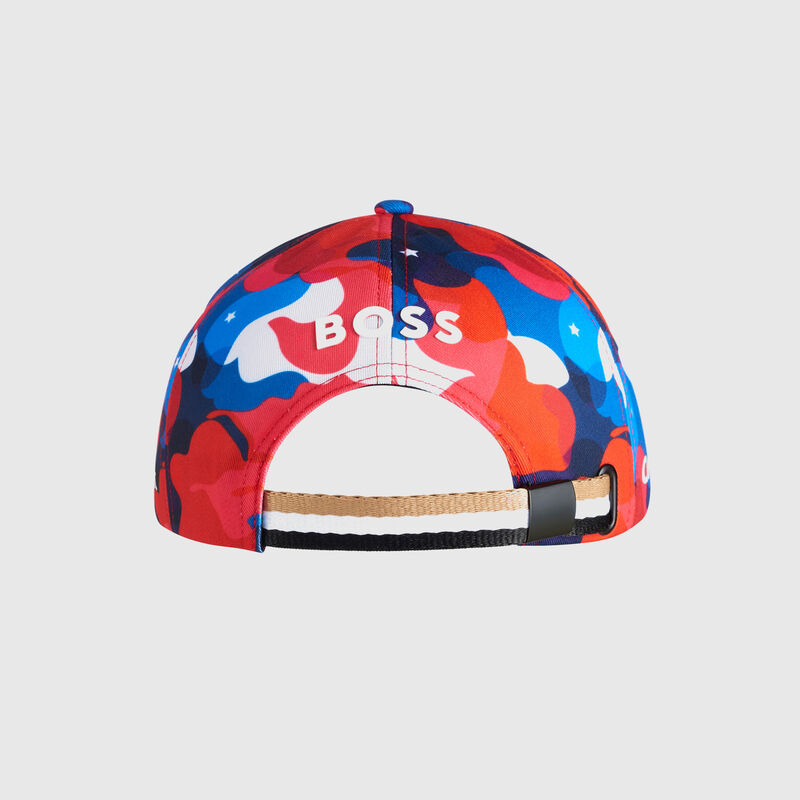 AMCF1 FLAT PEAK CAP USA - multicolor