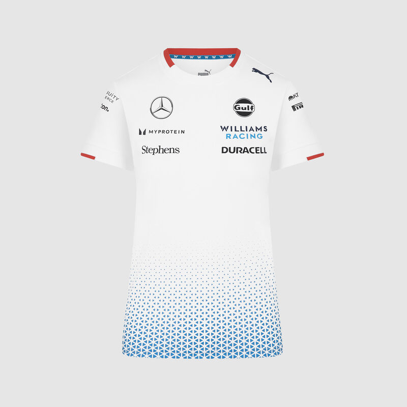 Women's 2024 Team T-shirt 2024 - Williams Racing - White XL for females - 8719203388656 - Fuel For Fans F1 Merchandise store