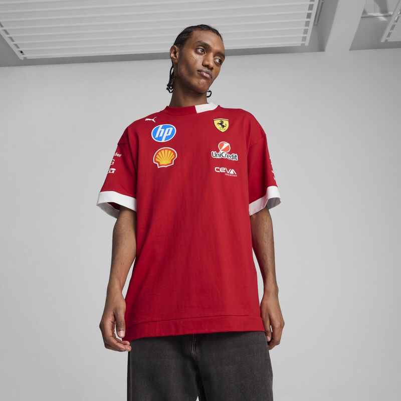 SF DRIVERS OVERSIZED TEE - red