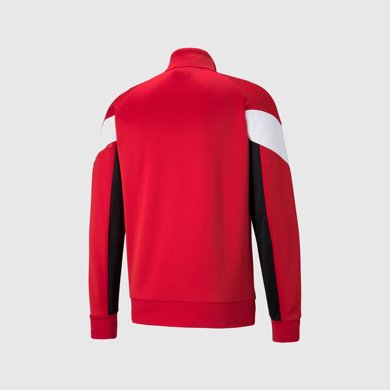 SF PU LS RACE MENS MCS TRACK JACKET  - red