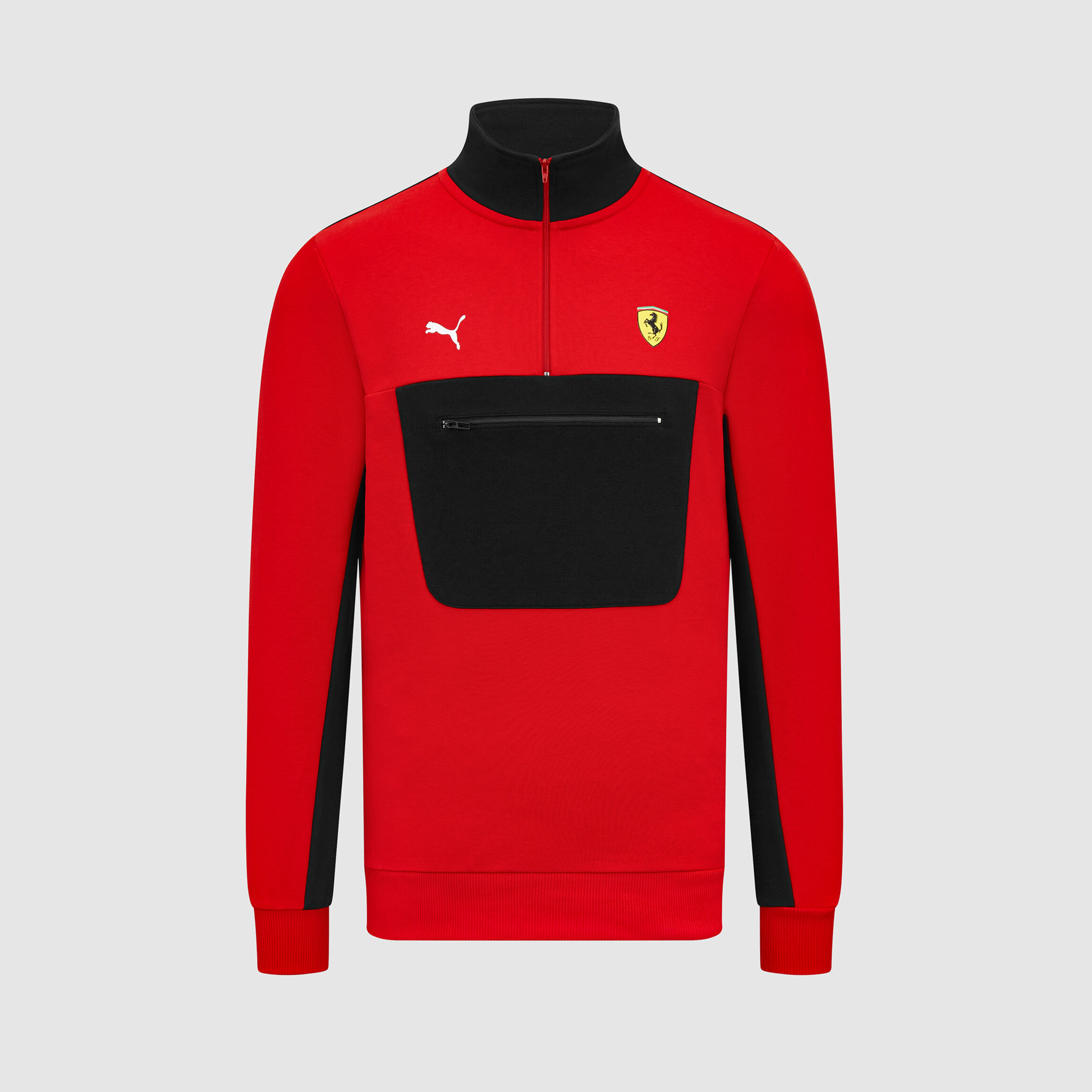 Quarter Zip Sweater - Scuderia Ferrari F1 | Fuel For Fans