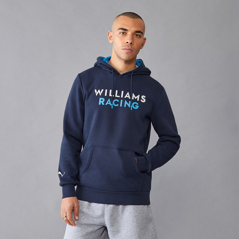 WILLIAMS RACING FW MENS HOODY - navy