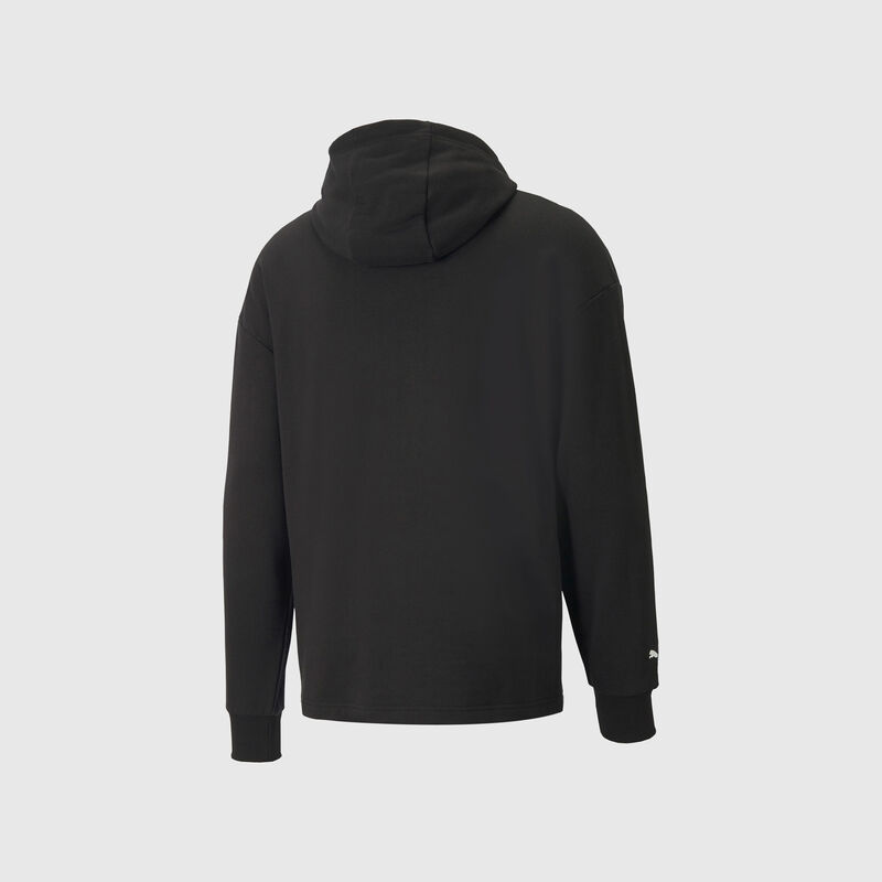 SF LS MENS AOP HOODED SWEAT - black