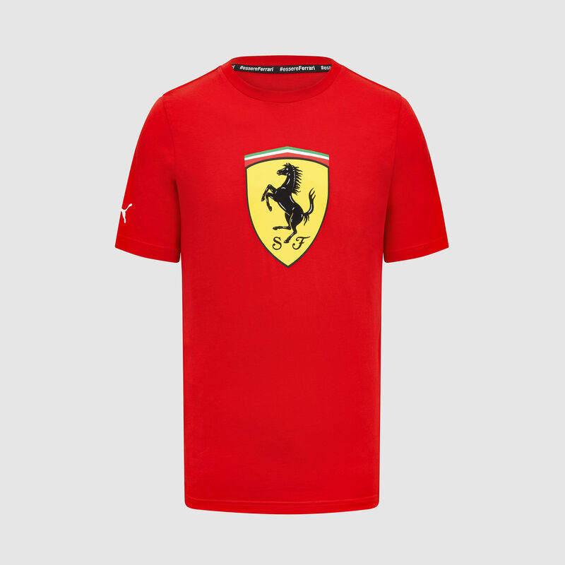 SF PU FW MENS LARGE SHIELD TEE - red