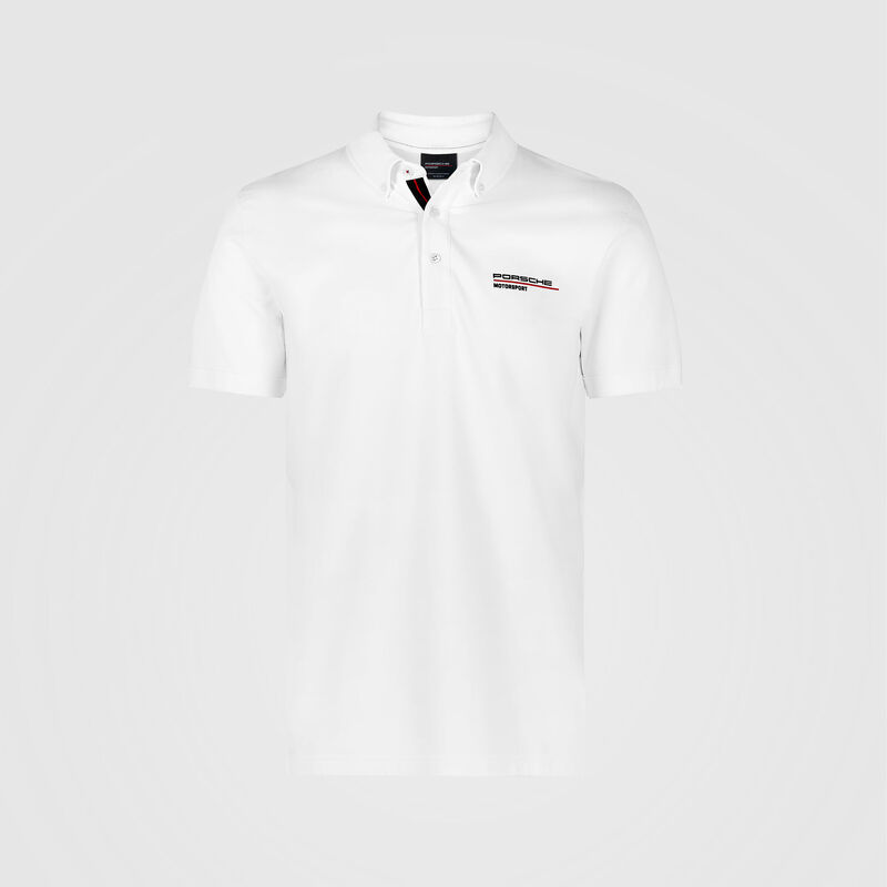 PORSCHE FW MENS POLO - white