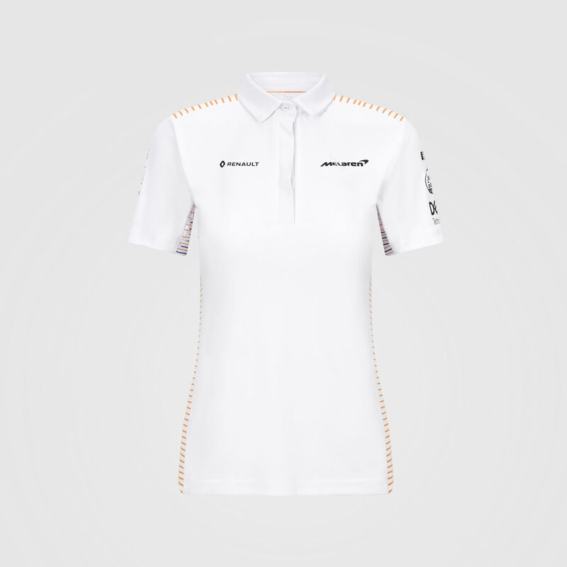 MCLAREN RP WOMENS TEAM POLO - white