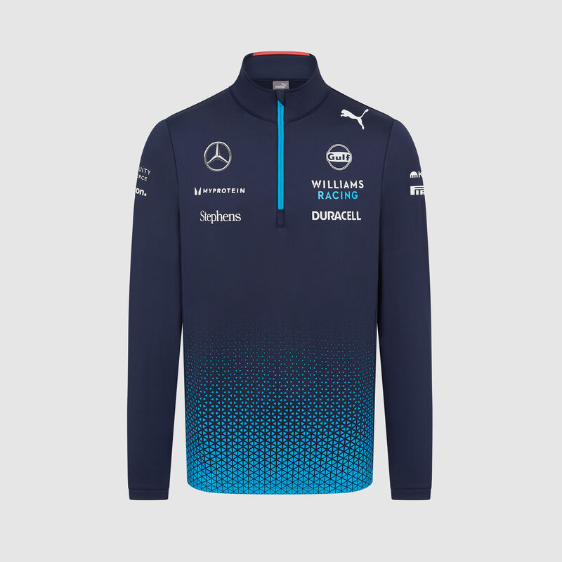 WILLIAMS RACING RP 1/4 ZIP JUMPER - navy