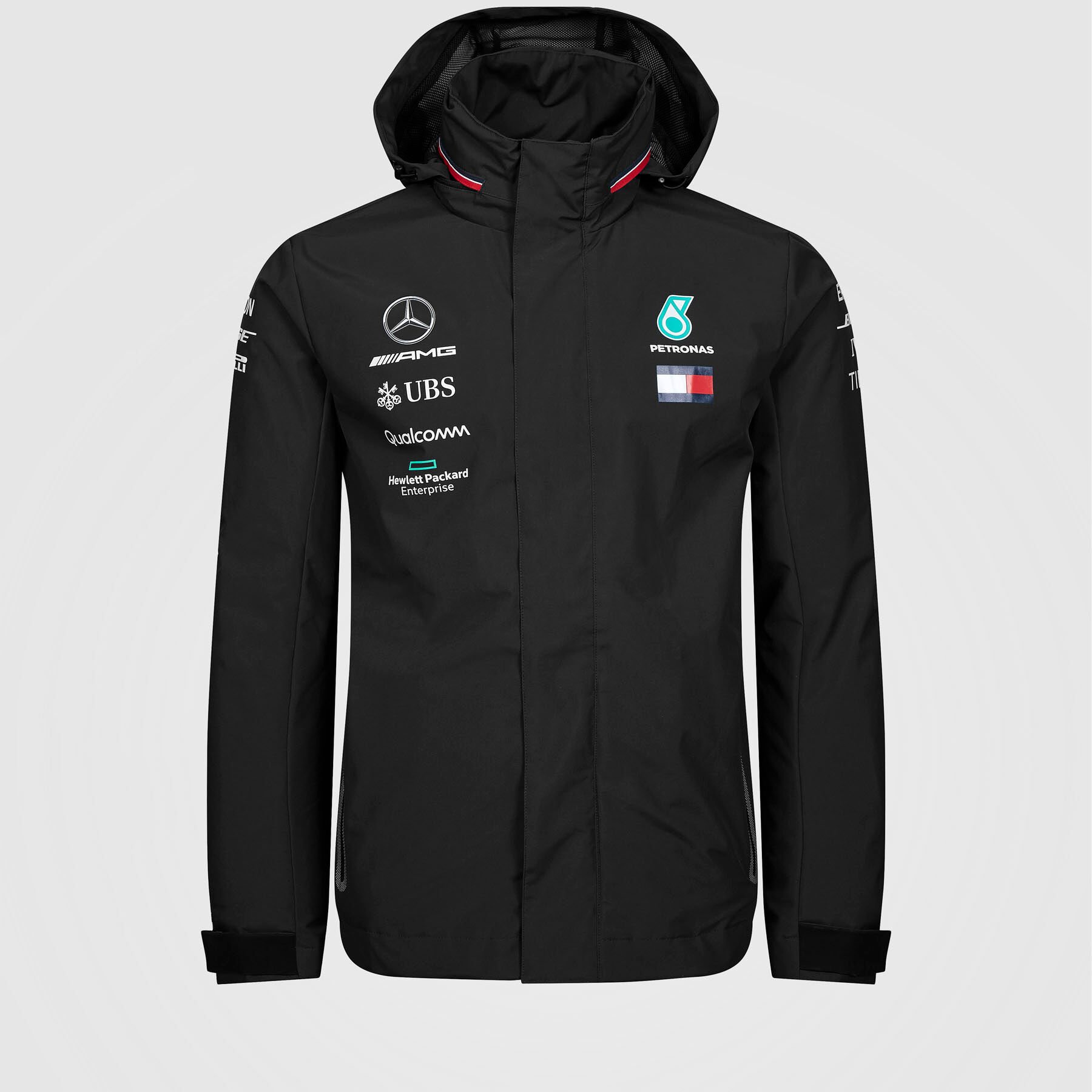 2019 Team Rain Jacket Mercedes AMG Petronas Fuel For Fans